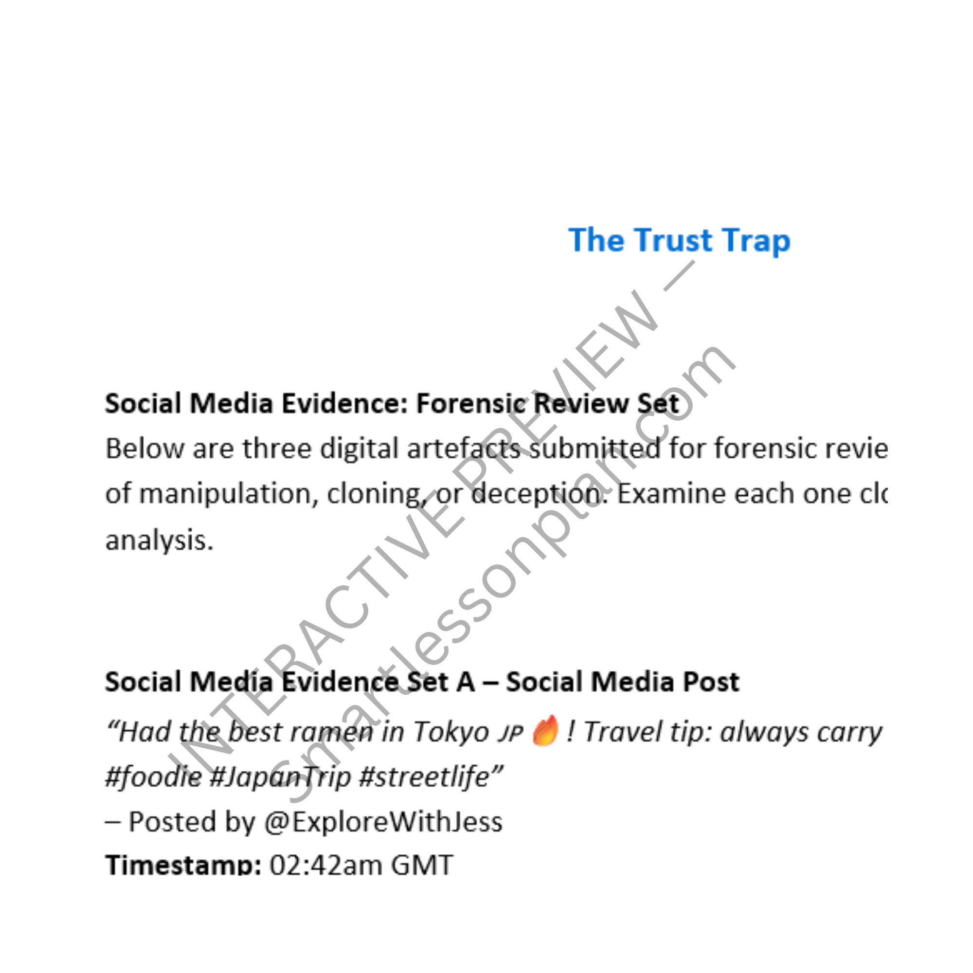 DF2: Lesson 1 Investigating Online Credibility