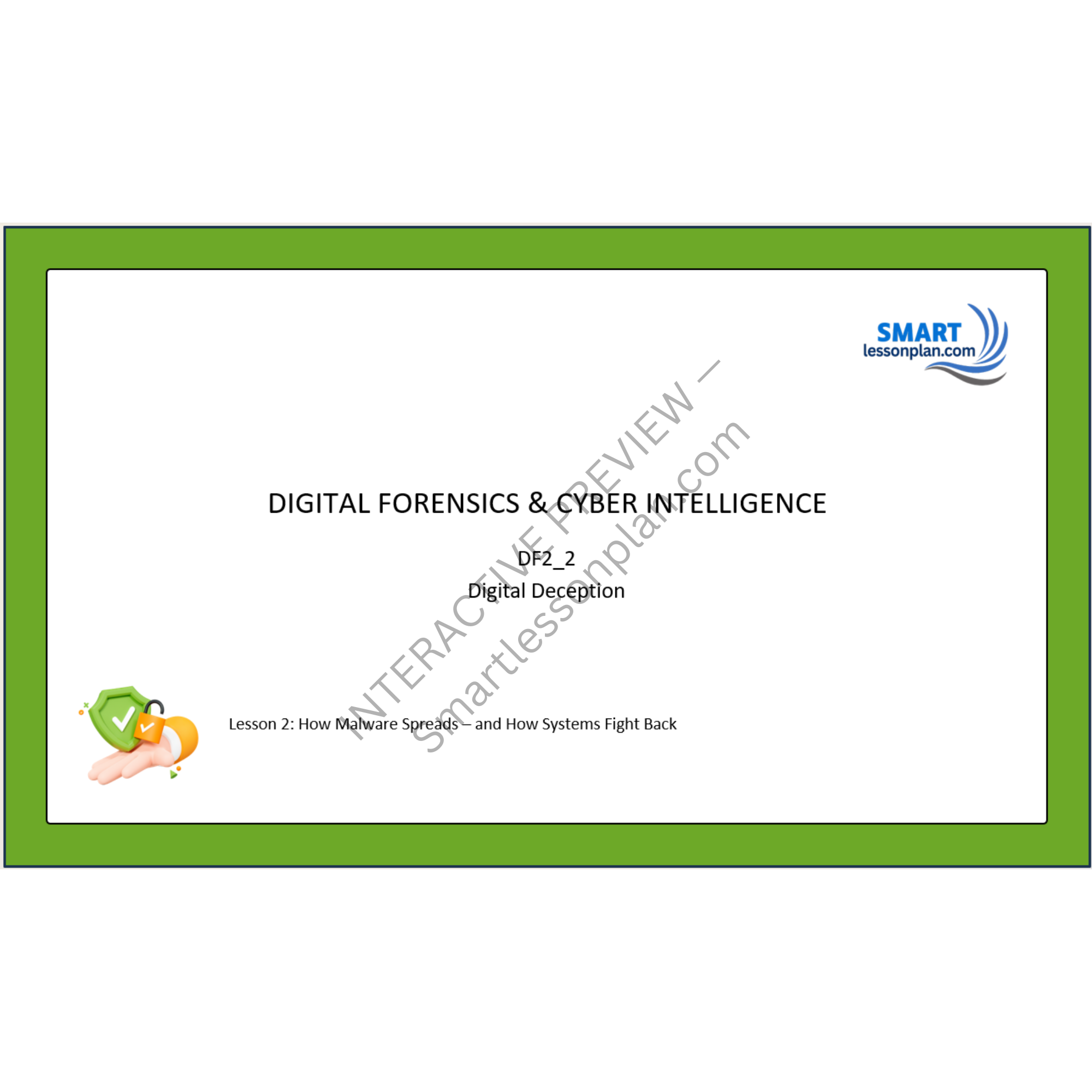 DF2: Lesson 2 How Malware Spreads – and How Systems Fight Back