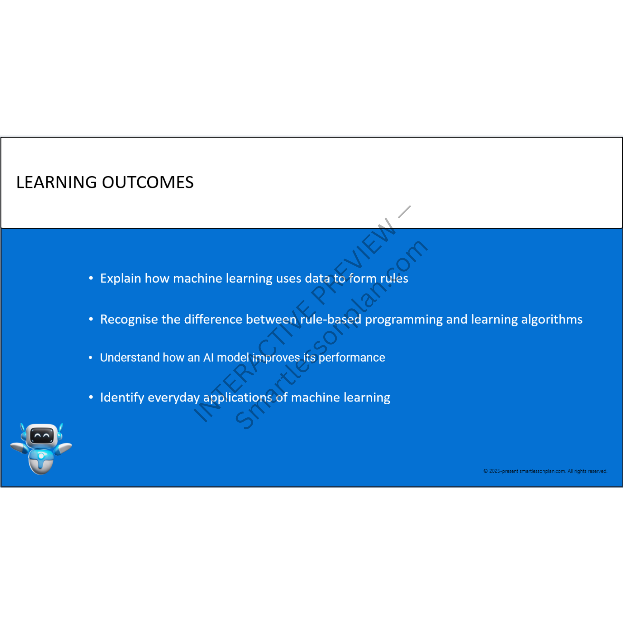 AI1: Lesson 2 Machine Learning How Computers Learn