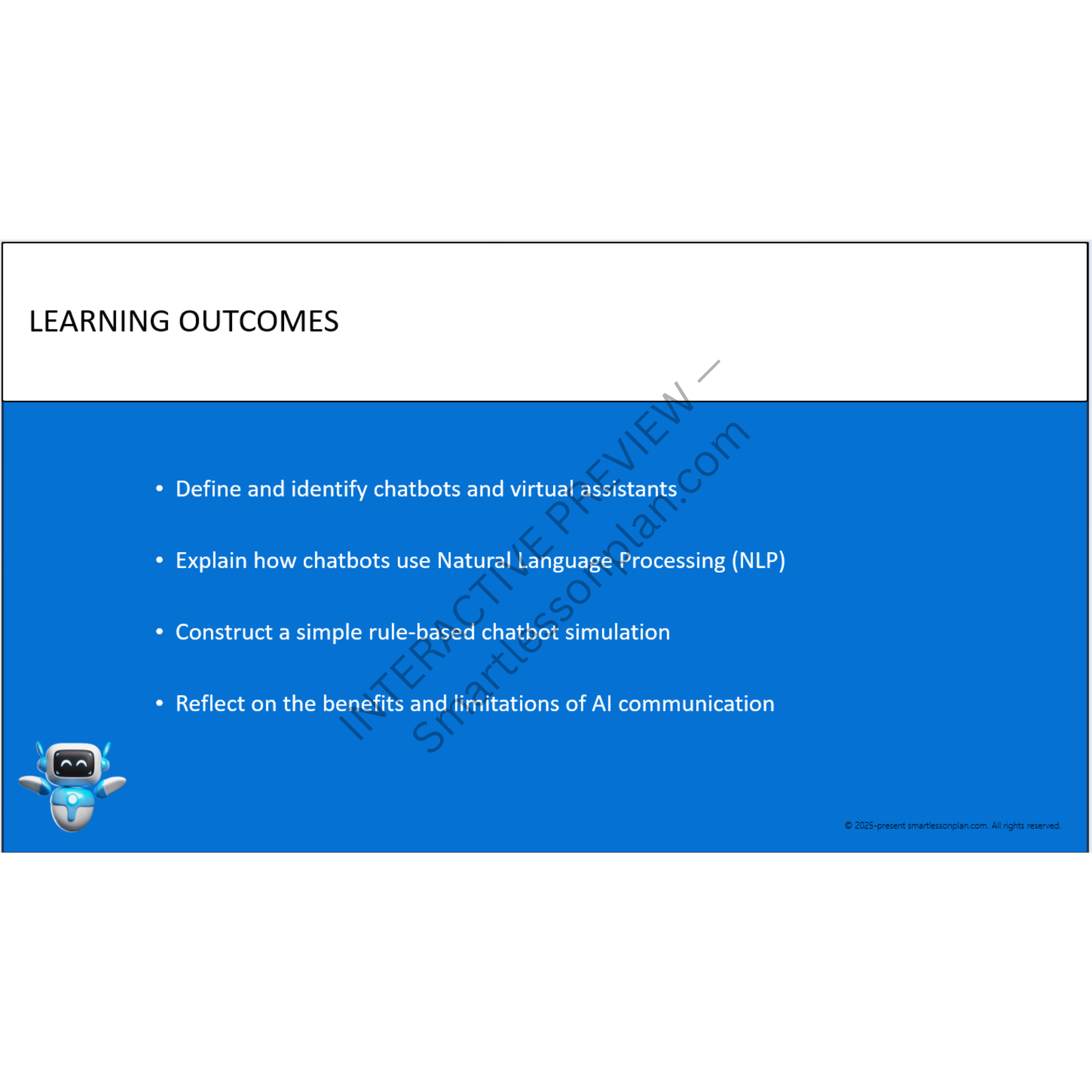 AI1: Lesson 3 Talk to Me - Building Smarter Chatbots