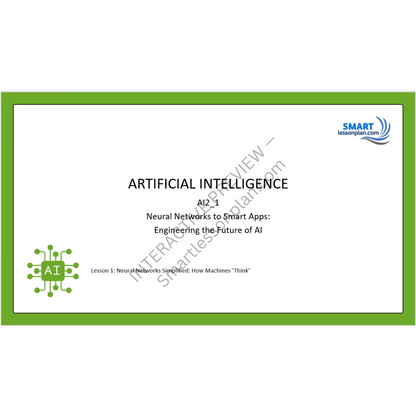 AI2: Lesson 1 Neural Networks Simplified How Machines Think