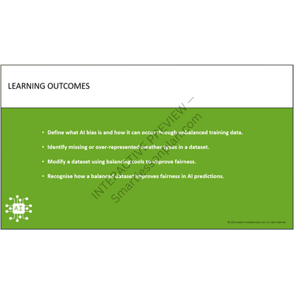 AI2: Lesson 4 Training AI and Bias The Importance of Data