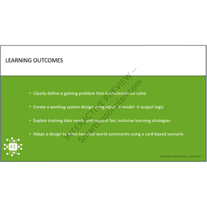 AI2: Lesson 5 GameSense (1 out of 2) - Blueprint for Intelligence
