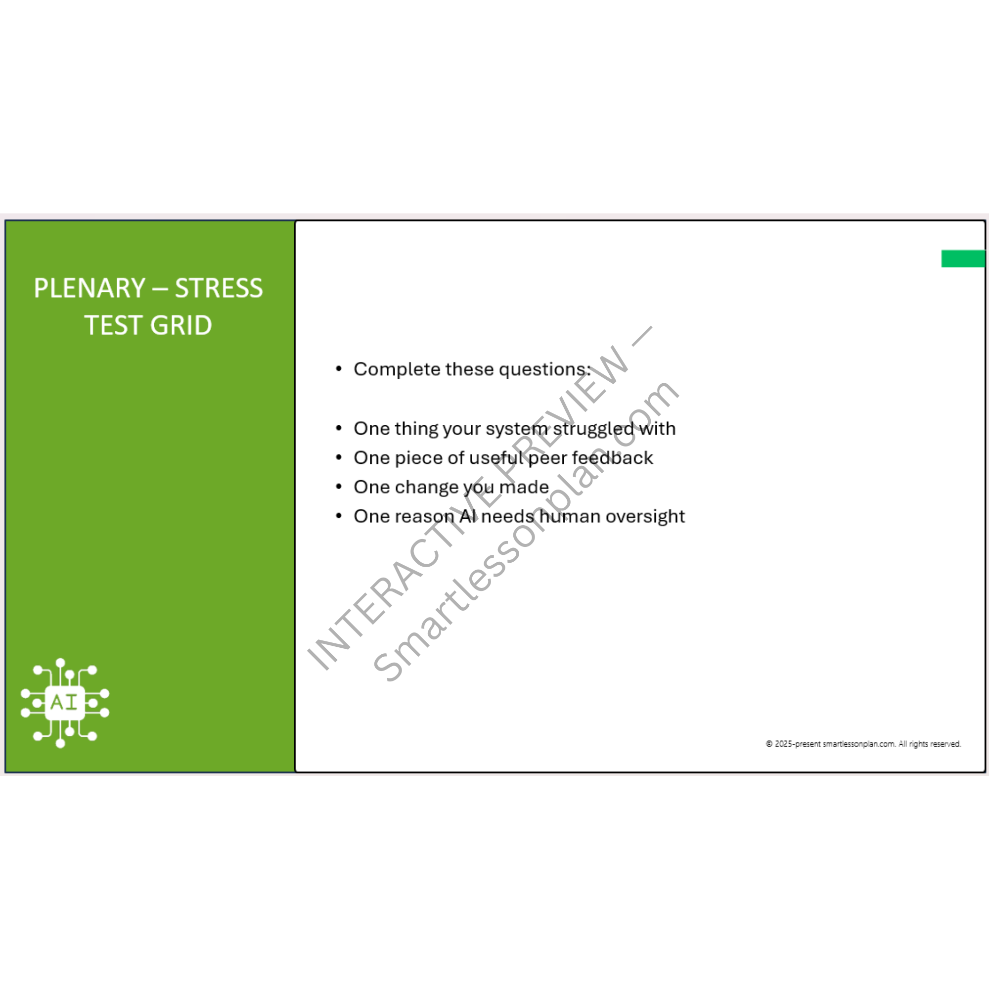 AI2: Lesson 6 GameSense (2 out of 2) - Stress testing smart systems