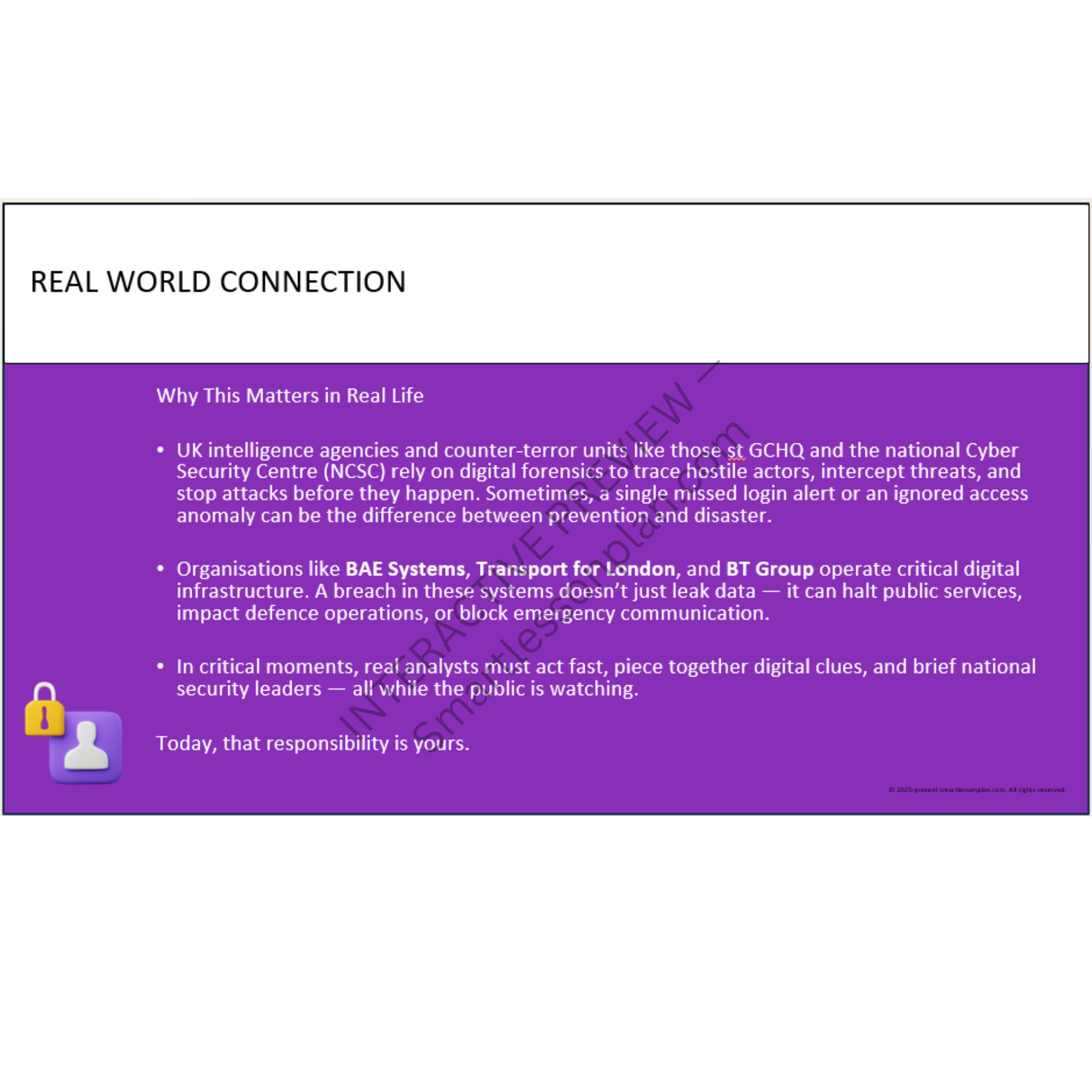 DF3: Lesson 6 Coordinating a Cybersecurity Incident Response Team