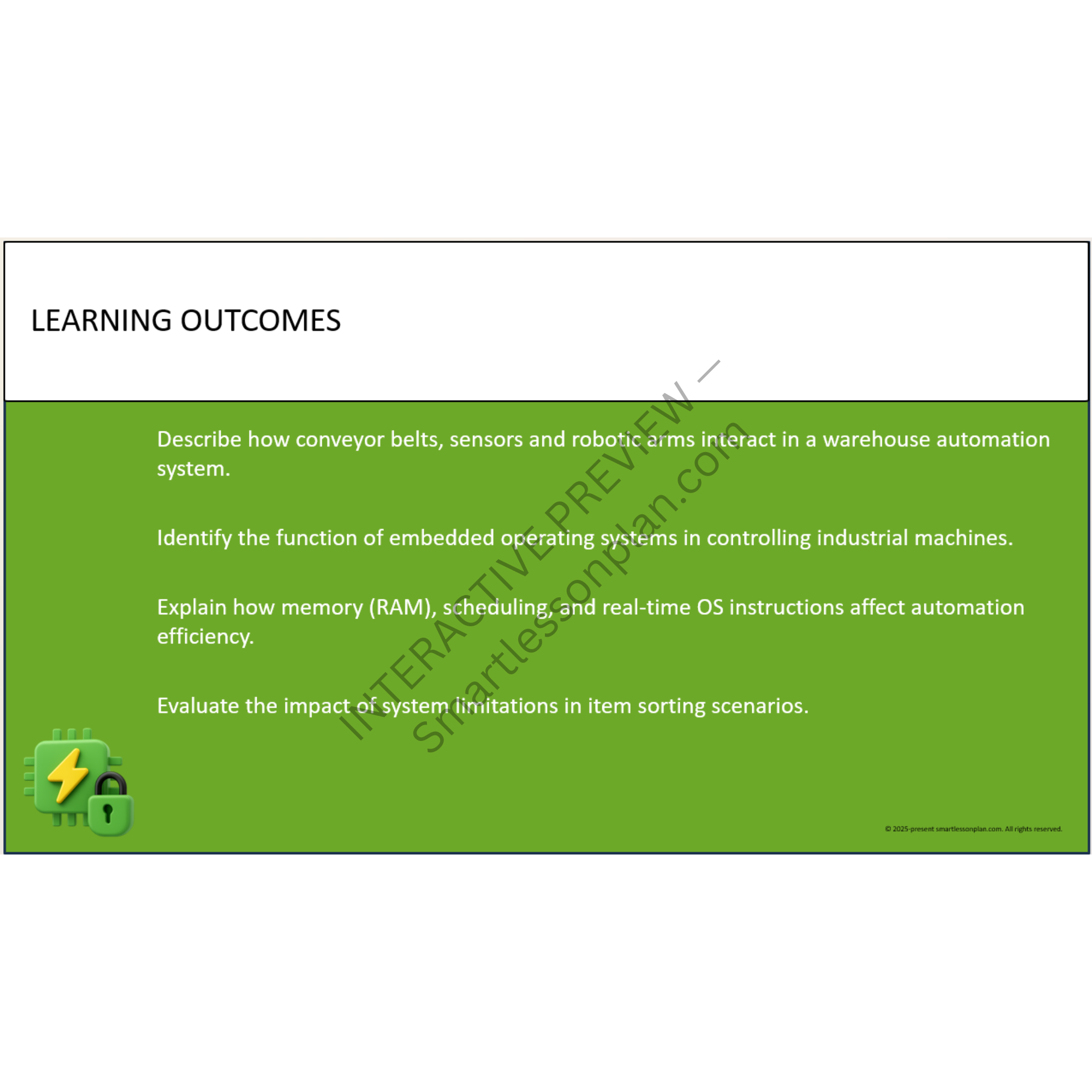 ST2: Lesson 4 Warehouse Automation & Conveyor AI