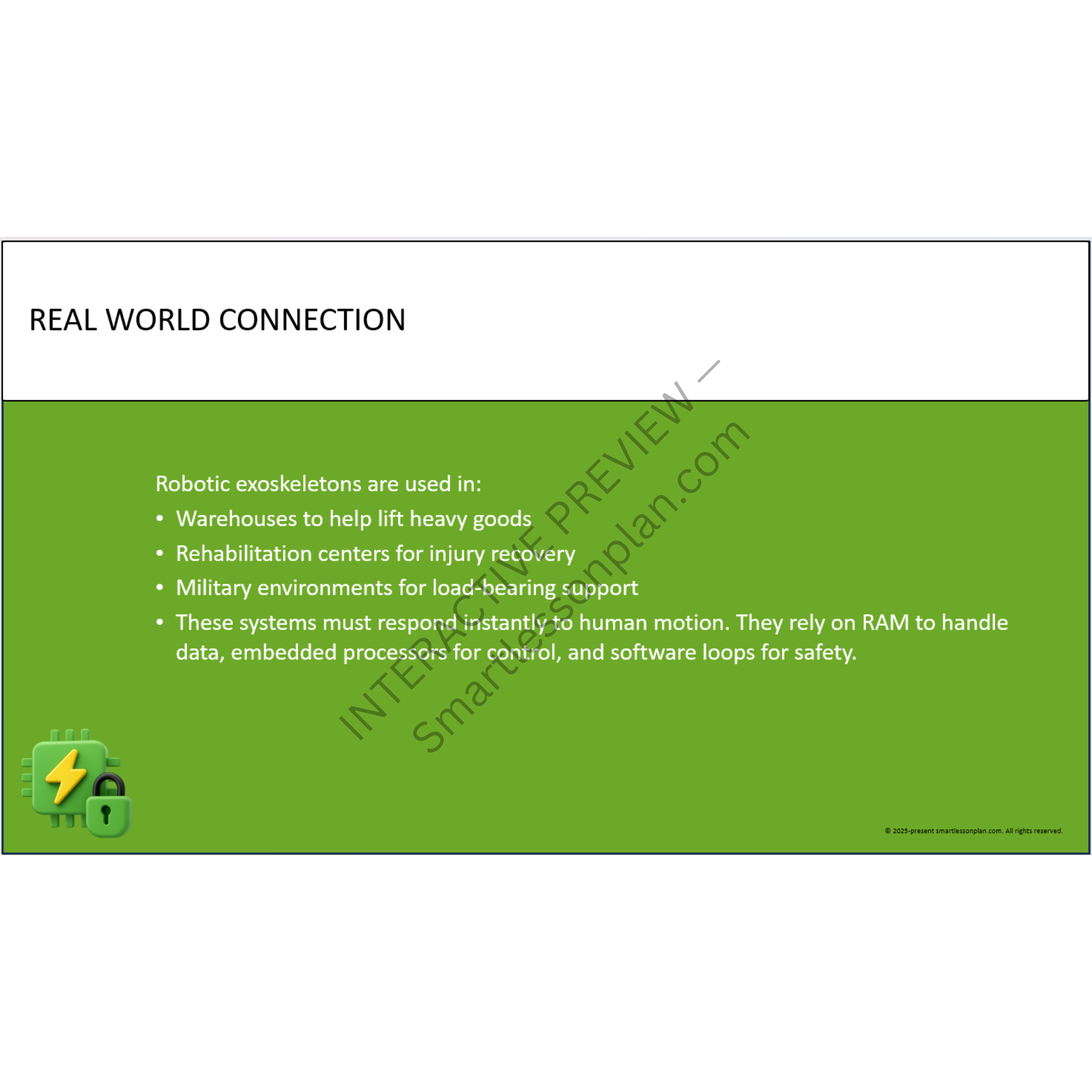 ST2: Lesson 6 Exoskeletons and Industrial Robotic Control